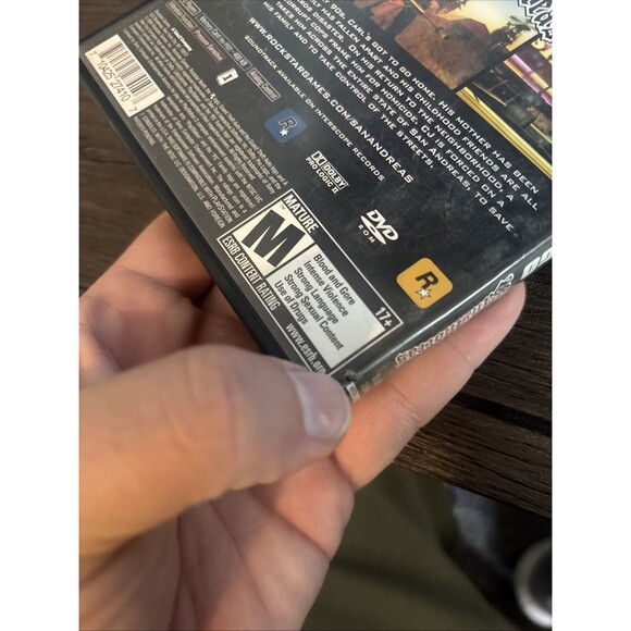 Grand Theft Auto San Andreas GTA PlayStation 2 PS2  With Map, No Manual TESTED - Picture 8 of 9